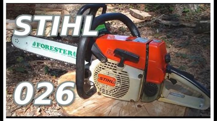 What CC is a Stihl 026
