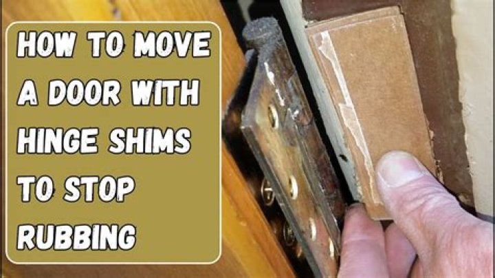 What do hinge shims do